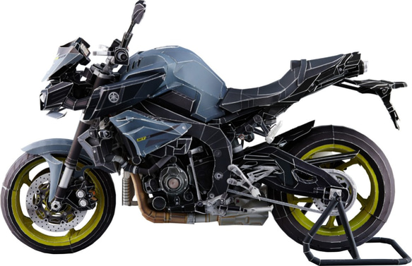 超精密バイクペーパークラフトYAMAHA MT10 3枚目の画像