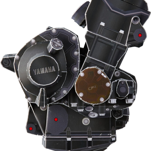 ペーパークラフト　１０品 超精密バイクペーパークラフトYAMAHA MT10 立体・オブジェ