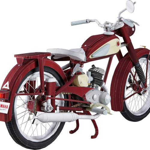 精密バイクペーパークラフトヤマハ_MT01_2台セットキャンペーン