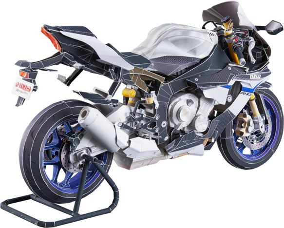 No.cr20052201_超精密バイクペーパークラフトヤマハ_YZF-R1M 2枚目の画像