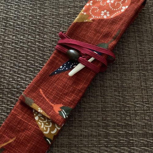 岸極 篠笛 上七 竹製 和柄ケース付き 断捨離vintage 蓋付き竹籠 | 古雑貨,籠 バスケット | R-select