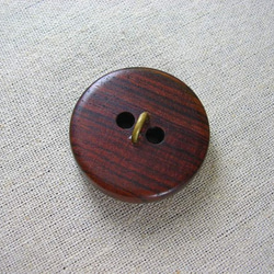ヘアゴム　キングウッドのボタン 2枚目の画像