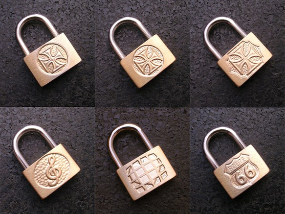 パドロック チャーム （真鍮 南京錠 彫金アクセサリー） その他