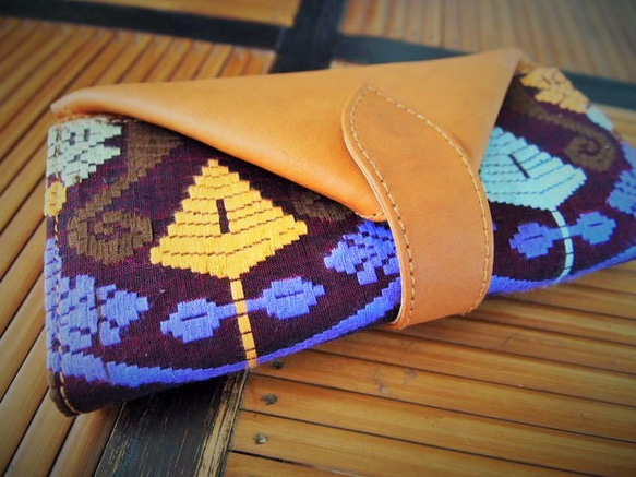 Songket（浮き織）の長財布 【PDMNKDS-12】 1枚目の画像