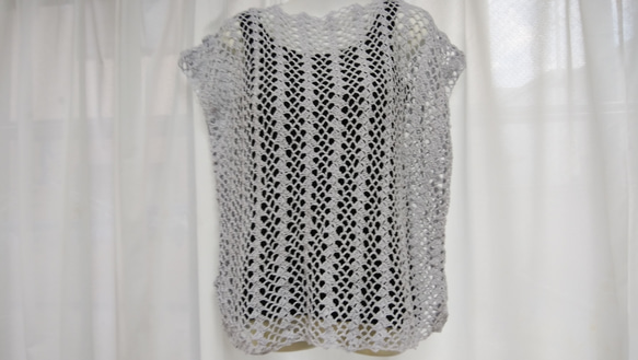 石垣編みのサマーセーター 2枚目の画像