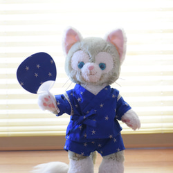 ジェラトーニ Sサイズ☆星の刺繍☆明るいブルー☆送料無料 2枚目の画像