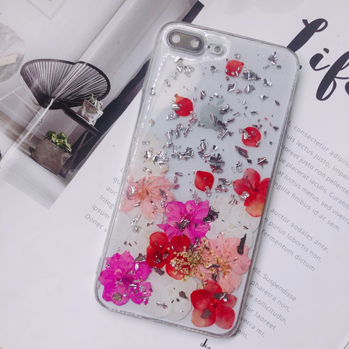 全機種対応人気押し花ケーススマホケース iphone11/15/12 ケース