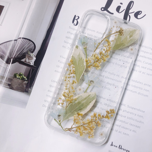 全機種対応❤︎ オーダーページ 押し花ケース iPhone・Android ほぼ全機種対応スマホケース❁】押し花スマホケース NO.803