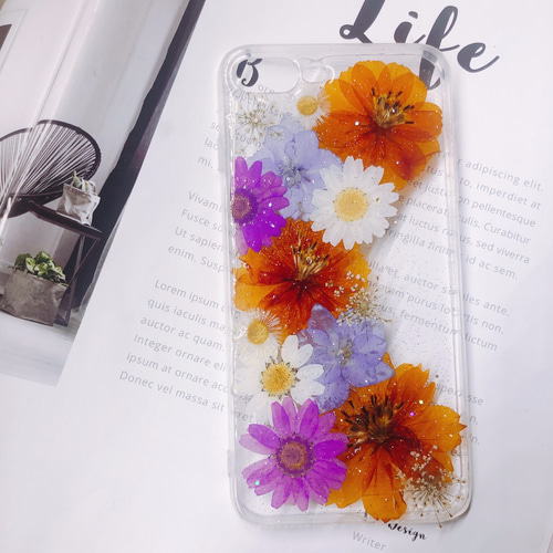 YOOページ★押し花ケース 全機種対応人気押し花ケーススマホケース iPhone16pro 16