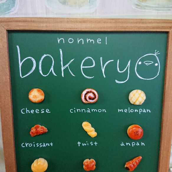 ♡nonmel bakery♡ミニチュアパン屋さんのメニューボード 4枚目の画像