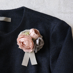 Shabby Chic Rose Corsage ◇仿古粉色◇ 第2張的照片