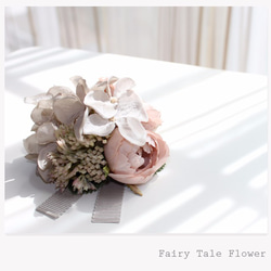 Shabby Chic Rose Corsage ◇仿古粉色◇ 第8張的照片