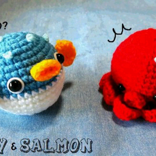 うみのともだち✩夏色ふぐさん あみぐるみ Nerry＆Salmon 通販 1223556