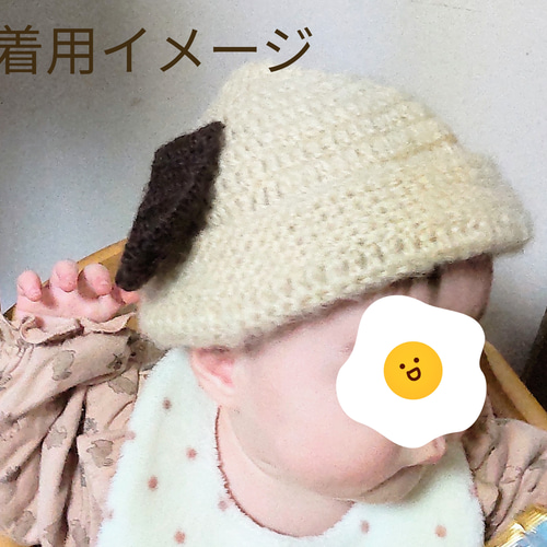 10/1♡わんちゃん♡ニット帽♡パネル♡ハンドメイド