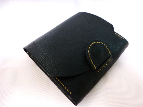 《スカイボーイシリーズ》黒の縦財布 1枚目の画像