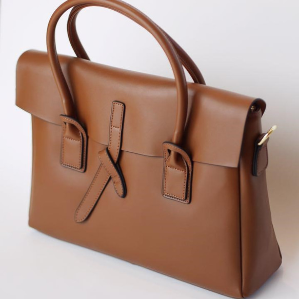 オルガン ビジネスバッグ トートバッグ　大容量 A4 本革 レザー ブラウン ビジネス レザートートバッグ メンズ 本革 カバン 仕事 LONDON