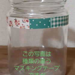 【送料無料！和風＊布のマスキングテープ】4個セット　両面テープにはぎれをはったテープ 3枚目の画像