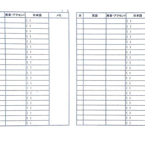 送料無料！単語帳】オリジナル 中学生 高校生 英語 暗記 受験 勉強 