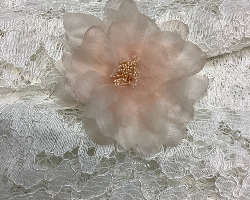 LISETTE　ダリアのブローチ 高知の珊瑚ブローチ大 ダリアA -【当店限定】すべて1点もの、高知から