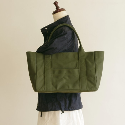 トートバッグ 01 オリーブ / 6号帆布 トートバッグ aoya bags
