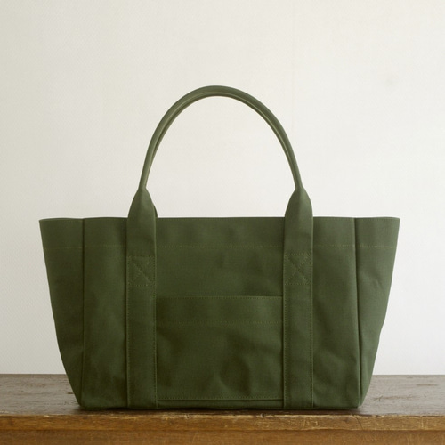 トートバッグ 01 オリーブ / 6号帆布 トートバッグ aoya bags