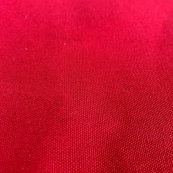 トートバッグ 01【マチ10㎝】 赤 / 9号帆布 8枚目の画像