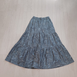 ロングスカートみたいなティアードパンツ 3枚目の画像
