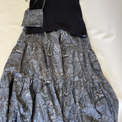 ロングスカートみたいなティアードパンツ 4枚目の画像