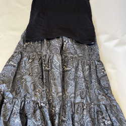 ロングスカートみたいなティアードパンツ 5枚目の画像