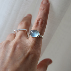 人魚のアクアマリンring 2枚目の画像