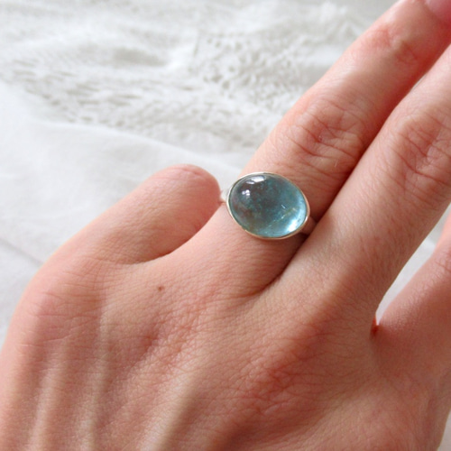 studio ten ten 人魚のアクアマリンリング #12 【公式通販】