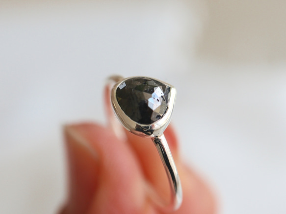 大人可愛いブラックダイヤモンド ring 5枚目の画像