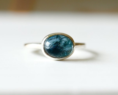 人魚のモスアクアマリン ring 戒指 STUDIO TENTEN 的作品 7282936｜Creema