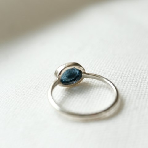 人魚のモスアクアマリン ring 指輪・リング STUDIO TENTEN 通販