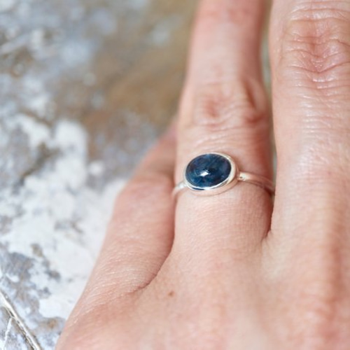 人魚のモスアクアマリン ring 戒指 STUDIO TENTEN 的作品 7282936｜Creema