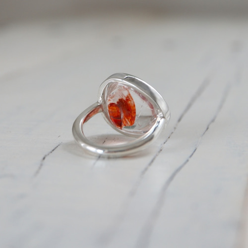 STUDIO TENTEN ライモナイトインクォーツリング