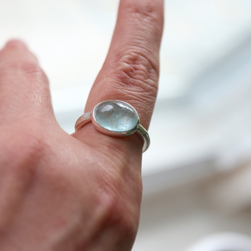 人魚のアクアマリンring 指輪・リング STUDIO TENTEN 通販 8919732