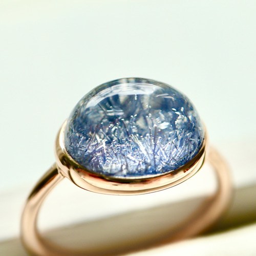 K10[深海庭園デュモルチェライトインクォーツ] ring 指輪・リング 