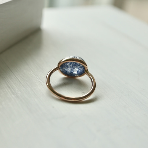 K10[深海庭園デュモルチェライトインクォーツ] ring 指輪