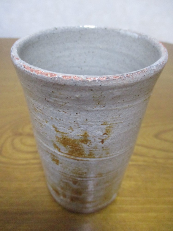 瀬戸焼　ビアカップ 2枚目の画像