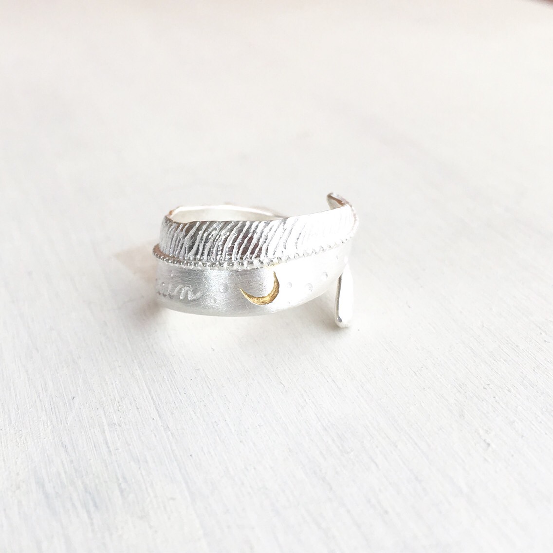 天使の羽のリング（受注制作品）