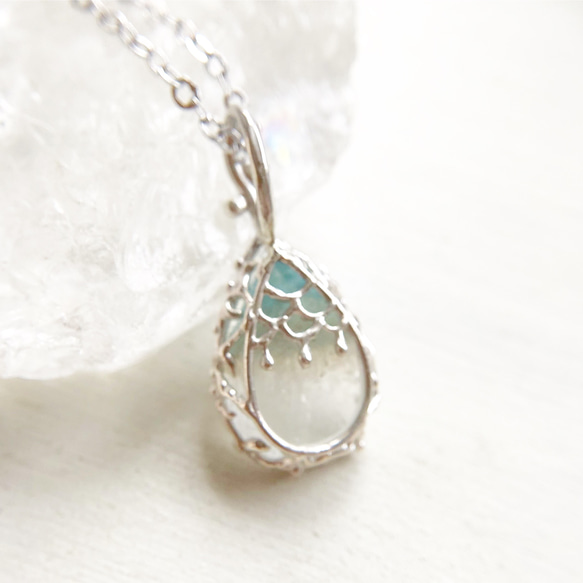 Paraiba Quartz Necklace 3枚目の画像