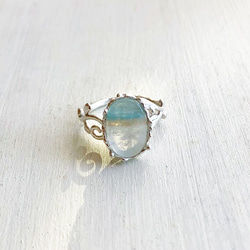 Paraiba Quartz Arabesque Ring 1枚目の画像