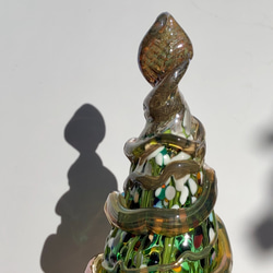 ガラスのクリスマスツリー ⑵ ／ツリー／テーブルツリー／ミックスカラー 4枚目の画像