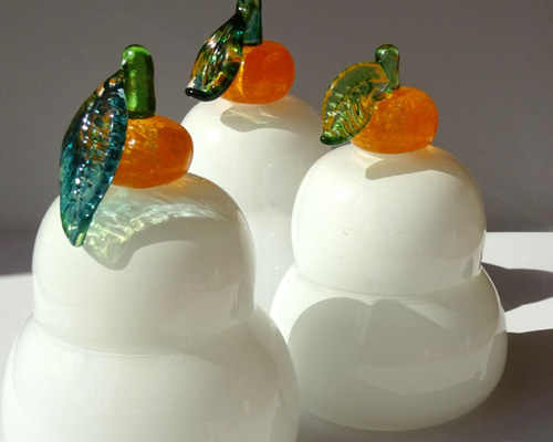 鏡餅　アメリカ　イタリア ガラスの鏡餅（オーナメント/置物）｜通販のベルメゾンネット