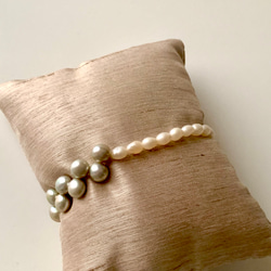 Pearl bracelet (mix) 2枚目の画像