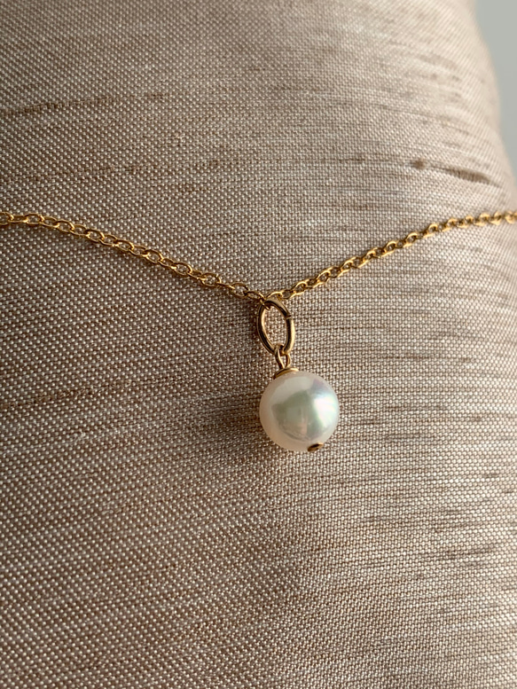 Akoya baby pearl bracelet 14kgf 6枚目の画像