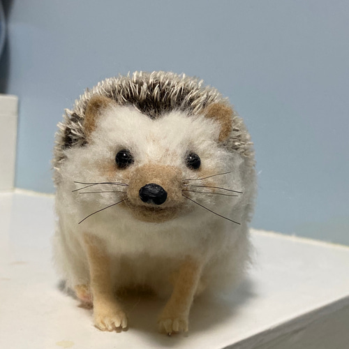 羊毛フェルト　ハリネズミ 羊毛フェルト ハリネズミ 羊毛フェルト takasi75 通販 8979036