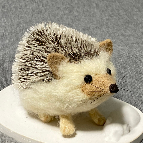 羊毛フェルト ハリネズミ デフォルメ 羊毛フェルト takasi75 通販