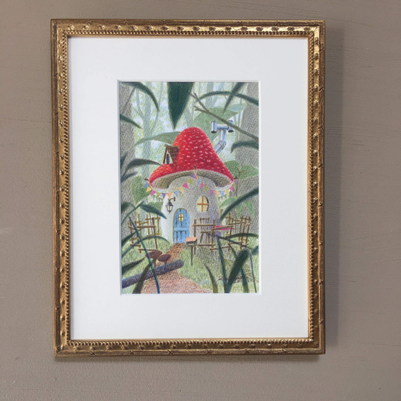 キノコハウス 』森口慶一 絵画 パンゲア。 通販 10325875